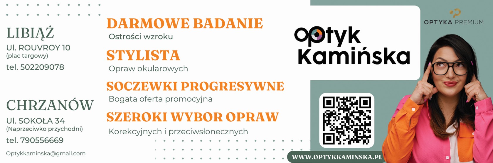 Optyk Kamińska Agnieszka Utzig - okulista CHRZANÓW okulista CHRZANÓW